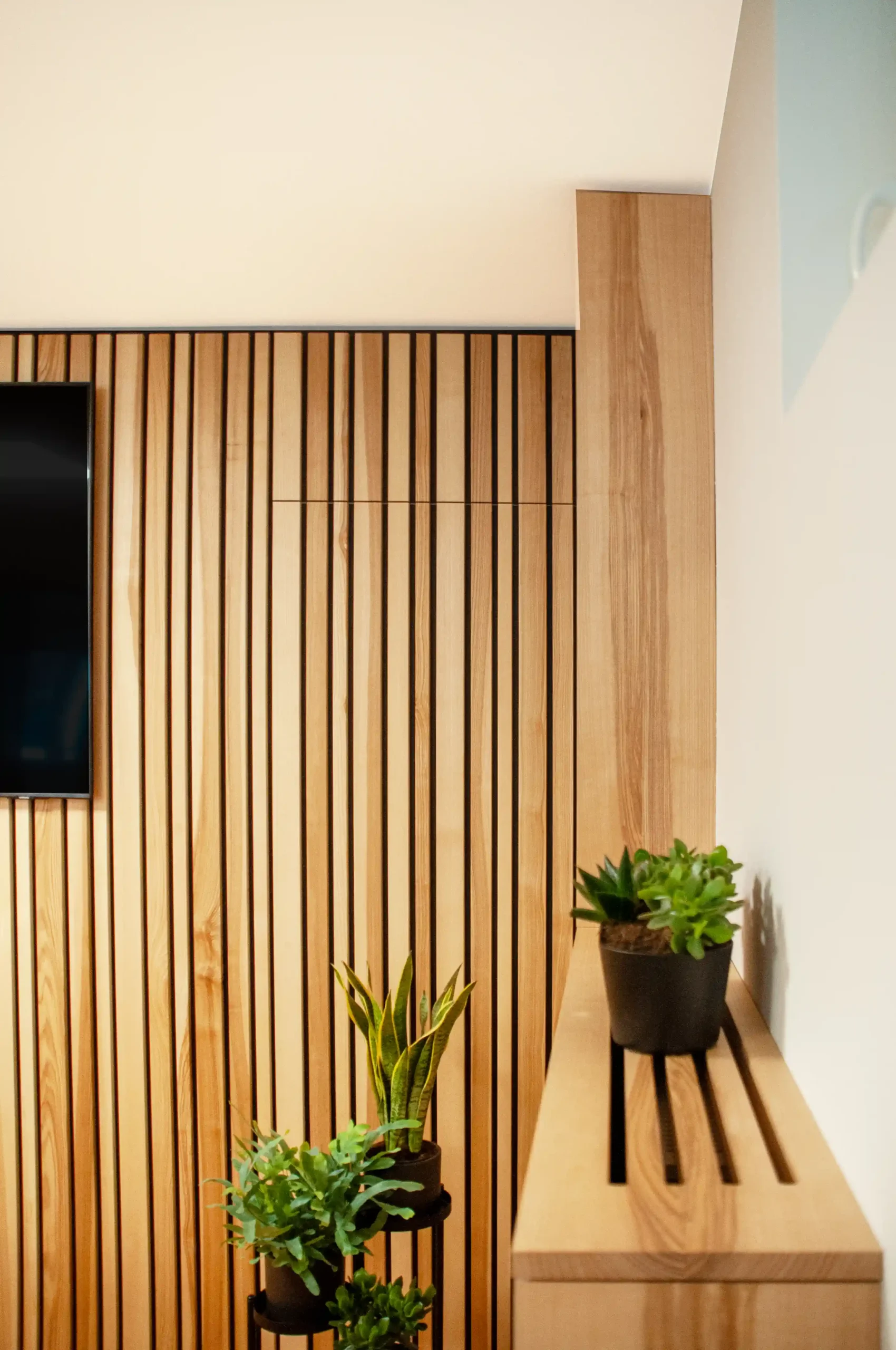 Vollholz-Büros für Untergeschoß